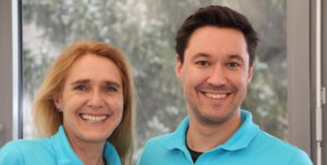 Bettina Schwieder und Patrick Köhler